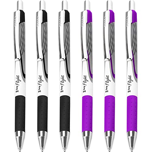 Zebra Classic Z-Grip Flight Kugelschreiber, 1,2 mm, Schwarz / Violett, 6 St ck Zebra Classic Z-Grip Flight Kugelschreiber, 1,2 mm, Schwarz / Violett, 6 St ck von Zebra Pen