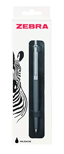 Zebra Pen 901 Druckkugelschreiber, Premium-Schaft, mittlere Spitze, 1,0 mm, schwarze Tinte, 1 Stück, 83751 von Zebra Pen