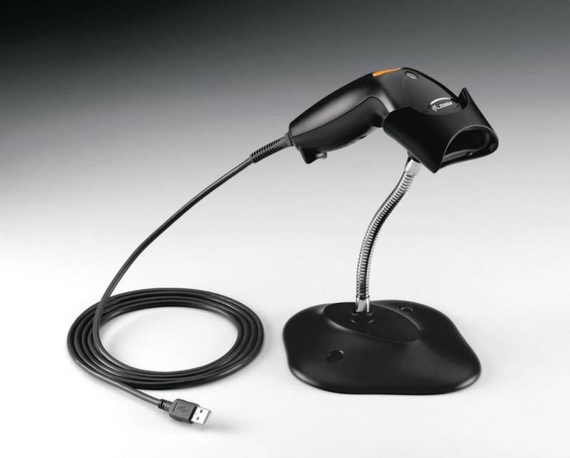 Zebra Barcode Handscanner LS1203 - USB Kit schwarz von Zebra Technologies