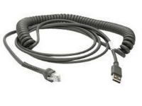 Zebra - USB-kabel - USB (han) - 2,74 m - snoet - für Zebra DS3578, DS4208, DS6878, DS9208, LI4278 von Zebra Technologies