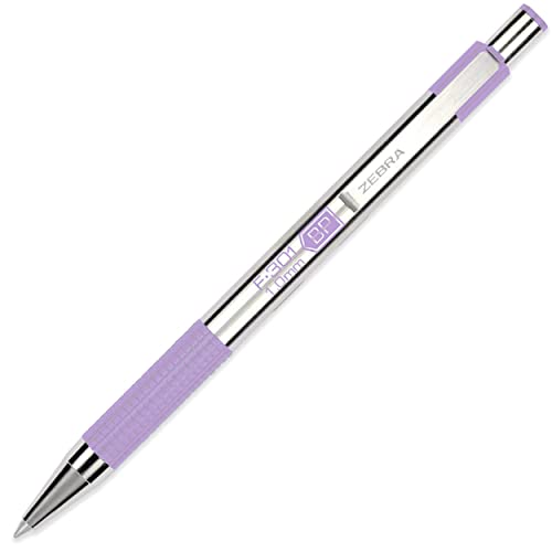 Zebra F-301 Kugelschreiber aus Edelstahl, 1,0 mm, mittlere Spitze, pastellviolett, blaue Tinte Zebra F-301 Kugelschreiber aus Edelstahl, 1,0 mm, mittlere Spitze, pastellviolett, blaue Tinte von Zebra Pen