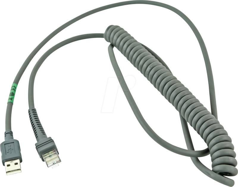 ZEBRA C09ZAR - Barcodescanner, Kabel, USB, gedreht, 2,8 m von Zebra