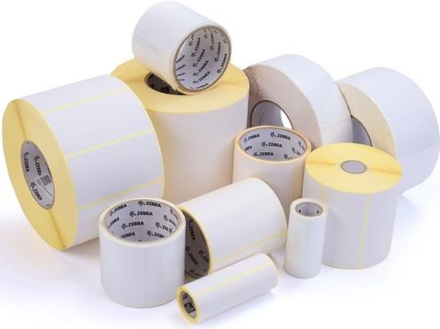 ZEBRA Label, Paper, 40x15mm, Thermal Transfer, Z-PERFORM 1000T, Uncoated, Permanent Adhesive, 76mm Core (3004158) von Zebra