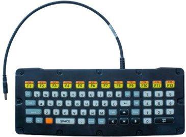 ZEBRA WAREHOUSE KEYBOARD QWERTY WITH USB TYPE A CABLE RESTRICTED ITEM CLASS 4, REQUIRED CORRESPONDING CERTIFICATION (KYBD-QW-ET-S-1) von Zebra