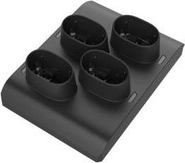 Zebra 4-Slot Battery Cradle Adapter Cup - Batterieladegerät - schwarz - für P/N: BTRY-CS60EAB0E-04, BTRY-CS60EABHE-0B von Zebra