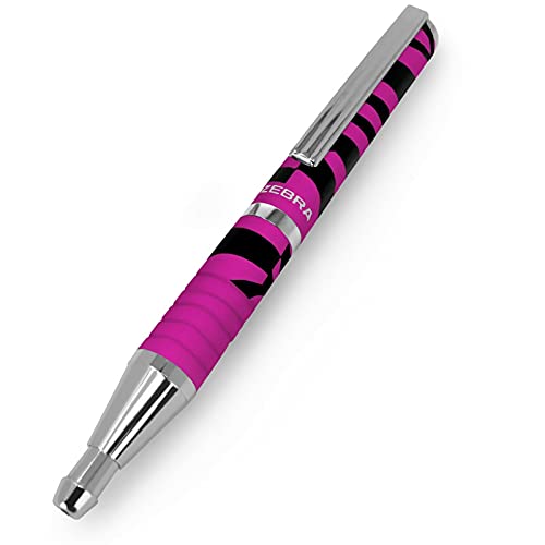 Zebra 58797 Kugelschreiber Expandz, 1,00mm, Zebrastreifen-Design, Schwarz/Pink von Zebra