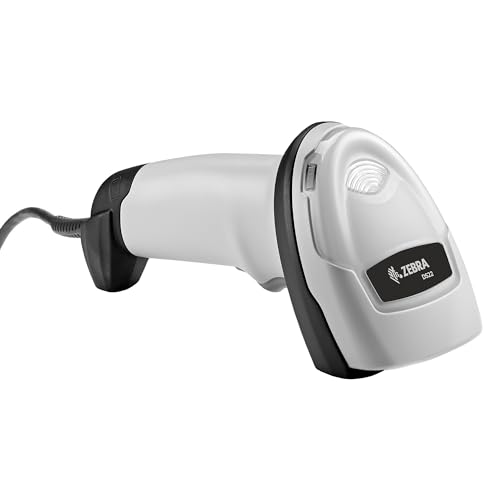 Zebra DS2208 Handscanner für 2D Code - USB, seriell (RS-232) - Anbindung: Kabel, Barcodescanner weiß von Zebra