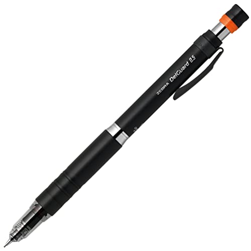 Zebra Delguard Typ Lx P-MA86-BK Druckbleistift, 0,5 mm, schwarzer Körper von Zebra Pen