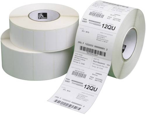 Zebra Etiketten Rolle 100 x 50mm Thermodirekt Papier Weiß 5200 St. Permanent haftend 87000 Universa von Zebra