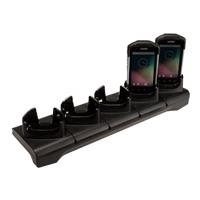 Zebra Five-Slot ShareCradle - Handheld-Ladestation - Ausgangsbuchsen: 5 - für Symbol TC70, Zebra TC70X, TC75, TC75X (CRD-TC7X-SE5C1-01) von Zebra