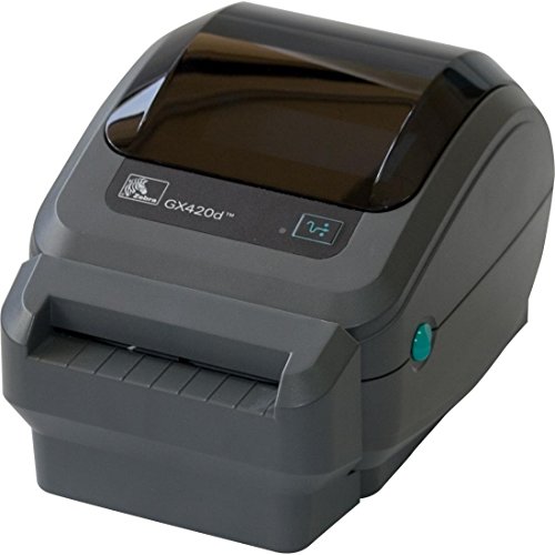 Zebra GX420d – Etikettendrucker (direkt Wärme, 203 x 203 DPI, Bluetooth, Ethernet, verkabelt u. Kabellos, 0.08 – 0.20, 0.003 – 0.0075) von Zebra