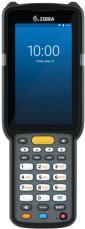 Zebra MC3300ax, 2D, ER, SE4850, USB, BT, WLAN, NFC, Func. Num., Gun, GMS, Android Mobiles Datenerfassungsgerät, 2D, Imager (Extended Range, SE4850), 38 Tasten, Functional Numeric, Pistolengriff, Lautsprecher, 10,5cm (4), USB (2.0), Bluetooth, WLAN (802.11ax), NFC, Micro SD-Slot, Auflösung: 800x480 Pixel, Qualcomm 660, 2,2GHz, RAM: 4GB, Flash: 32GB, Android (11), IP64, inkl.: Google Mobile Services, Batterie, Akku, 7000mAh (symc33x4) von Zebra