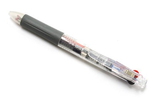 Zebra Sarasa 3 Color Gel Ink Multi Pen - 0.5 mm - Clear Body von ZEBRA