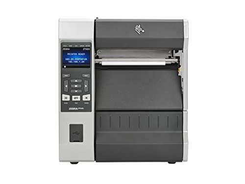 Zebra TT Printer ZT620, 6, 203 DPI, Euro and UK Cord, Serial, ZT62062-T0E0100Z (DPI, Euro and UK Cord, Serial, USB, Gigabit Ethernet, Bluetooth 4.0, USB Host, Tear, Color, ZPL) von ZEBRA