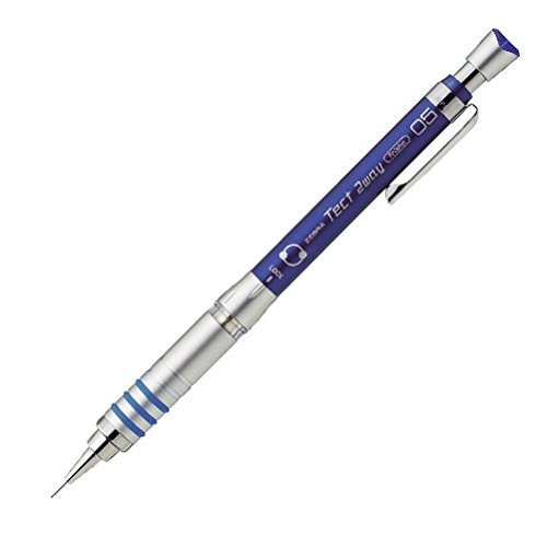 Zebra Tect 2 Way Druckbleistift, 0,5 mm, blaues Gehäuse (MA41-BL) Blue Body von ZEBRA