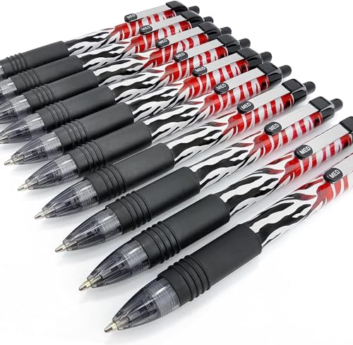 Zebra Z-Grip Smooth Druckkugelschreiber, 20 Stück, Red Ember Funky Flame von Zebra Pen