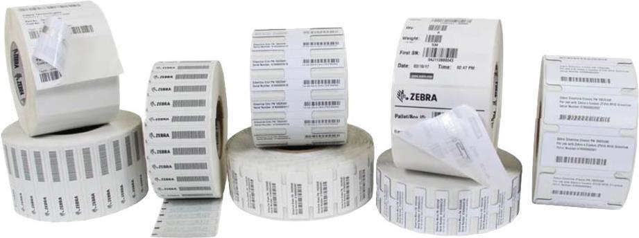Zebra Z-Ultimate 4000T - Polyester - permanenter Acrylklebstoff - EOS-200 76.2 x 13.9 mm 3000 Etikett(en) (2 Rolle(n) x 1500) RFID-Etiketten von Zebra