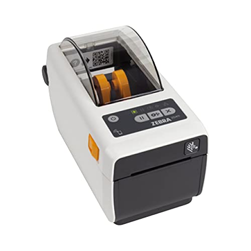 ZEBRA ZD411 Healthcare Drucker mit Abreißkante - 300 DPI - Thermodirekt - 54 mm max. Druckbreite, Bluetooth, LAN, USB, USB-Host Schnittstellen (ZD4AH23-D0EE00EZ) von ZEBRA