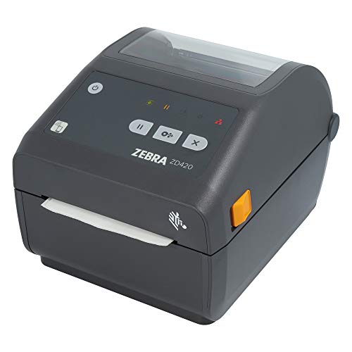 Zebra ZD420d Drucker mit Abreißkante - 203 DPI - Thermodirekt - 104 mm max. Druckbreite, BTLE, LAN, USB, USB-Host Schnittstellen (ZD42042-D0EE00EZ) von Zebra