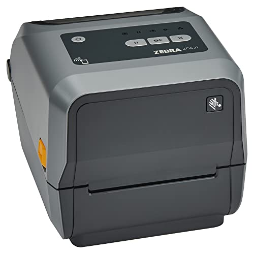 ZEBRA ZD621t Drucker mit Abreißkante - 300 DPI - Thermodirekt, Thermotransfer - 108 mm max. Druckbreite, Bluetooth (BLE), LAN, USB, USB-Host, WLAN, seriell (RS-232) (ZD6A043-30EL02EZ) von ZEBRA