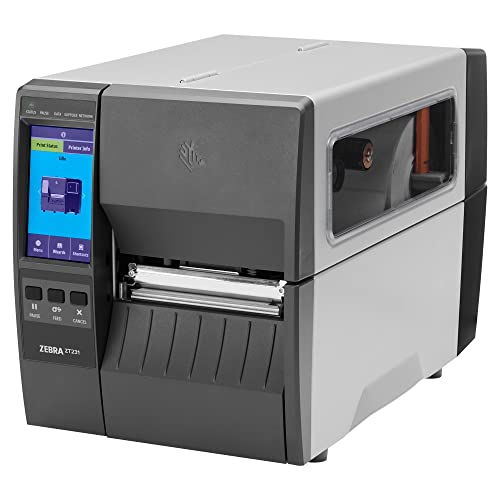 ZEBRA ZT231 Drucker mit Spender - 203 DPI - Thermodirekt, Thermotransfer - 104 mm max. Druckbreite, Bluetooth, LAN, USB, USB-Host, seriell (RS-232) (ZT23142-T1E000FZ) von ZEBRA