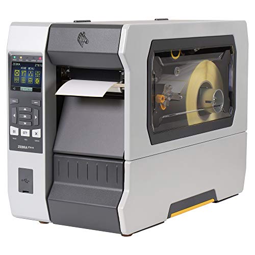 Zebra ZT610 Drucker mit Abreißkante - 600 DPI - Thermodirekt, Thermotransfer - 104 mm max. Druckbreite, Bluetooth, LAN, USB, seriell (RS-232) Schnittstellen (ZT61046-T0E0100Z) von Zebra