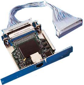 ZebraNet 10/100 Print Server - Druckserver - 10/100 Ethernet - für Zebra R4Mplus for EPC Class 1 Tags, Z Series ZM400, ZM600 von Zebra