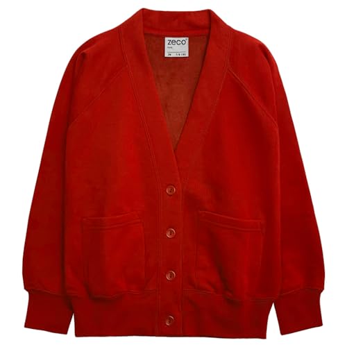 Zeco GC3128 Sweatshirt Strickjacke, Größe S, Rot von Zeco