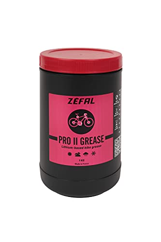 ZEFAL PRO-II-Grasso per Biciclette al Litio-1 kg Antiruggine e anticorrosione-Economico-Made in France, Nero, 1kg von Zéfal