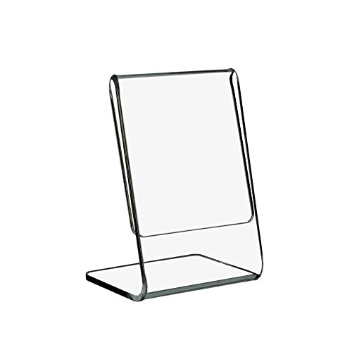 10 Stück DIN A9 (37x52mm) Preisschildhalter/Preisaufsteller im Hochformat aus Acrylglas von Zeigis