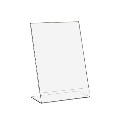 5 Stück DIN A5 L-Ständer/Werbeaufsteller im Hochformat aus Acrylglas - Zeigis® von Zeigis