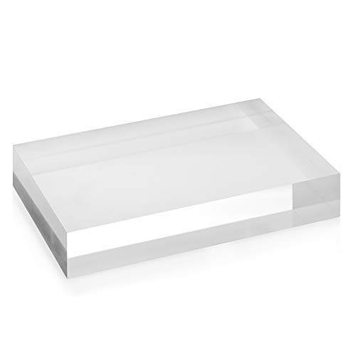 Acrylblock 70x105x20mm transparent, rundum glänzend polierte Seitenkanten/Acryl/Acrylglas - Zeigis® von Zeigis