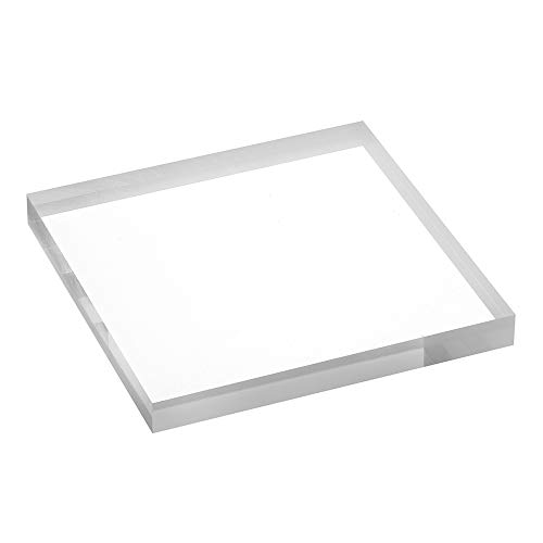 Acrylplatte/Acrylblock 100x100x10mm transparent, rundum glänzend polierte Seitenkanten/Acryl/Acrylglas/Acrylscheibe - Zeigis® von Zeigis