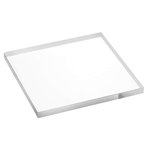 Acrylplatte/Acrylblock 150x150x10mm transparent, rundum glänzend polierte Seitenkanten/Acryl/Acrylglas/Acrylscheibe - Zeigis® von Zeigis