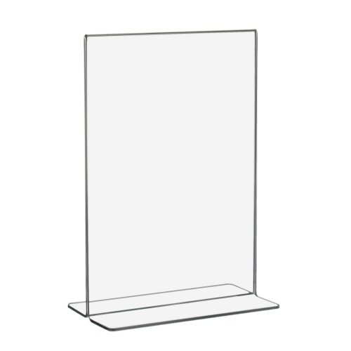 T-Ständer/Werbeaufsteller/Tischständer DIN A3 Hochformat aus Acrylglas - Zeigis® von Zeigis