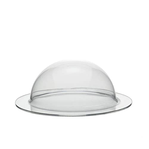 Transparente Acrylglas Halbkugel mit 150mm Durchmesser und umlaufender Krempe/Acryldome/Halbschale - Zeigis® von Zeigis