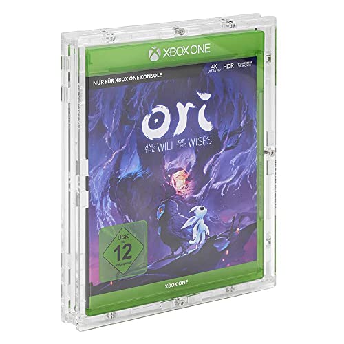 Verschraubtes Acryl Case/Schutzbox aus glasklarem Acrylglas für Xbox One Spiel in OVP/UV-Schutz/Acrylbox/Protector/Transparent - Zeigis® von Zeigis