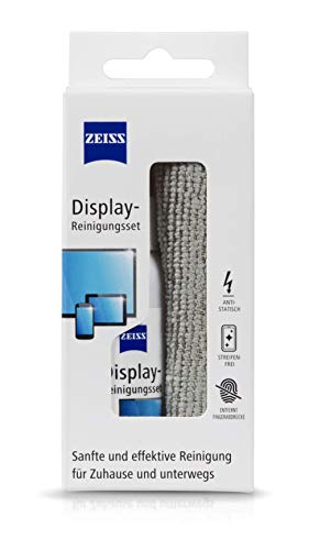 Zeiss Display-Reinigungs-Spray mit 120ml Inhalt inklusive einem Mikrofasertuch zur sicheren & effektiven Reinigung optischer Flächen - alkoholfrei - antistatisch, 606243, weiß Zeiss Display-Reinigungs-Spray mit 120ml Inhalt inklusive einem Mikrofasertuch zur sicheren & effektiven Reinigung optischer Flächen - alkoholfrei - antistatisch, 606243, weiß von Zeiss