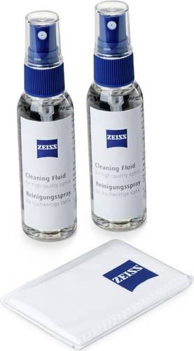 Zeiss Reinigungsspray 2 x 60ml + Mikrofasertuch 2390-368 Kamera Reinigungsset von Zeiss