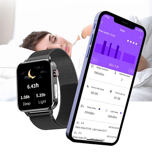 Zeit Vision Care Plus Gesundheitsuhr GPS IP68 wasserdicht für Android und iOS - Smartwatch mit Blutdruckmessung Blutsauerstoffmessung EKG Pulsmesser Vorhofflimmern Schrittzähler - Fitness Tracker Zeit Vision Care Plus Gesundheitsuhr GPS IP68 wasserdicht für Android und iOS - Smartwatch mit Blutdruckmessung Blutsauerstoffmessung EKG Pulsmesser Vorhofflimmern Schrittzähler - Fitness Tracker von Zeit Vision
