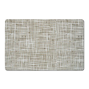 6 Zeller Platzset Abstrakt grau 28,5 x 43,5 cm von Zeller