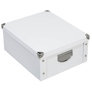 Zeller Aufbewahrungsbox 19,2 l weiß 33,0 x 40,0 x 17,0 cm von Zeller