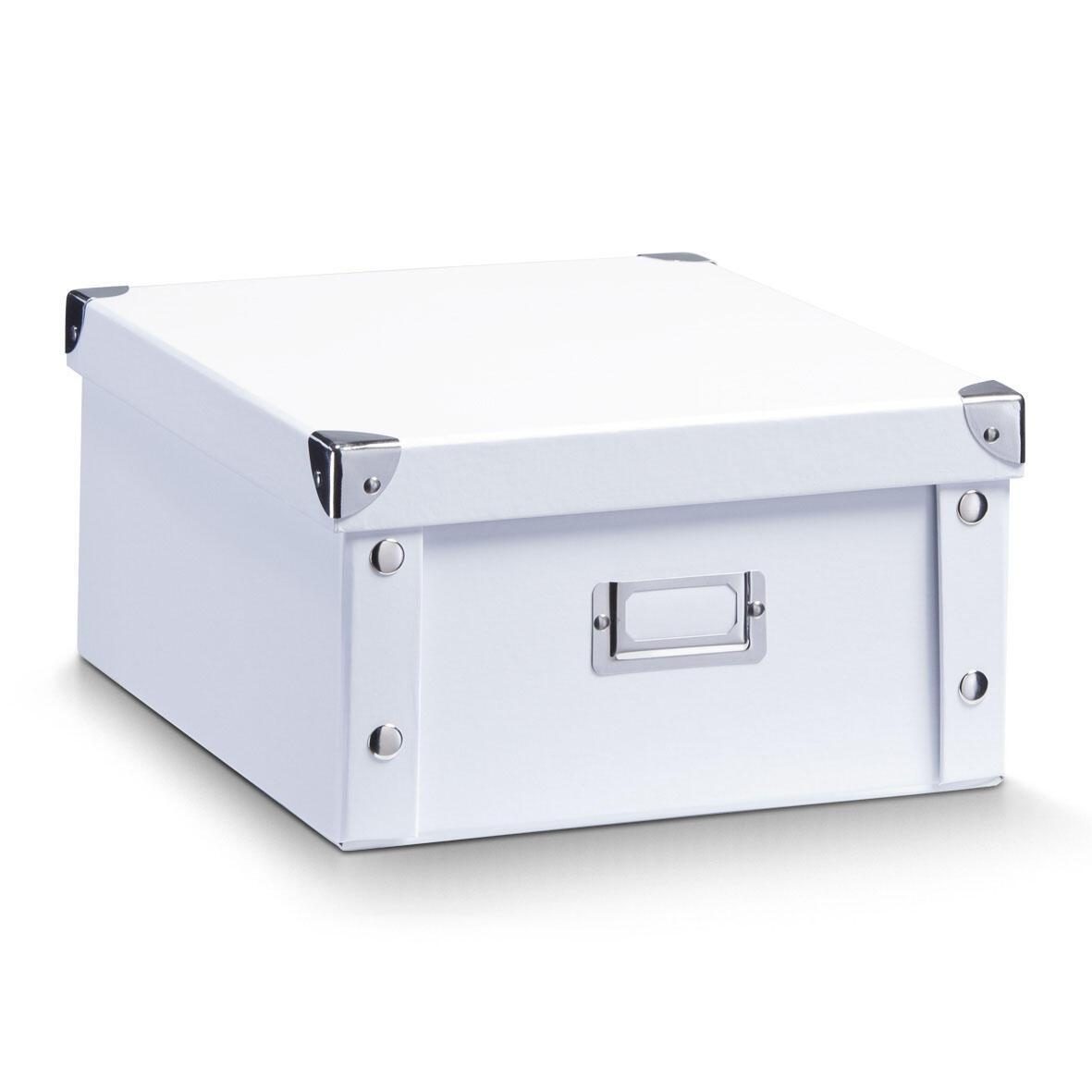 Zeller Aufbewahrungsboxen Aufbewahrungsbox weiß, klein 9,6 l - 26,0 x 31,0 x ... von Zeller