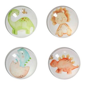Zeller Dinos Magnete Motiv, Kunststoff Ø 2,5 x 0,8 cm, 4 St. Zeller Dinos Magnete Motiv, Kunststoff Ø 2,5 x 0,8 cm, 4 St. von Zeller