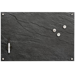 Zeller Glas-Magnettafel 60,0 x 40,0 cm Schiefer anthrazit Zeller Glas-Magnettafel 60,0 x 40,0 cm Schiefer anthrazit von Zeller