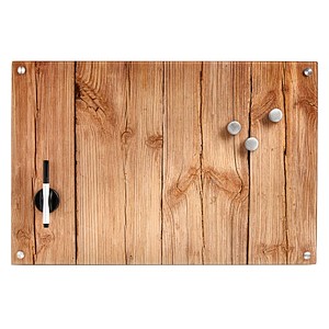 Zeller Glas-Magnettafel 60,0 x 40,0 cm Wood Zeller Glas-Magnettafel 60,0 x 40,0 cm Wood von Zeller