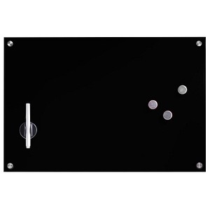 Zeller Glas-Magnettafel 60,0 x 40,0 cm schwarz von Zeller