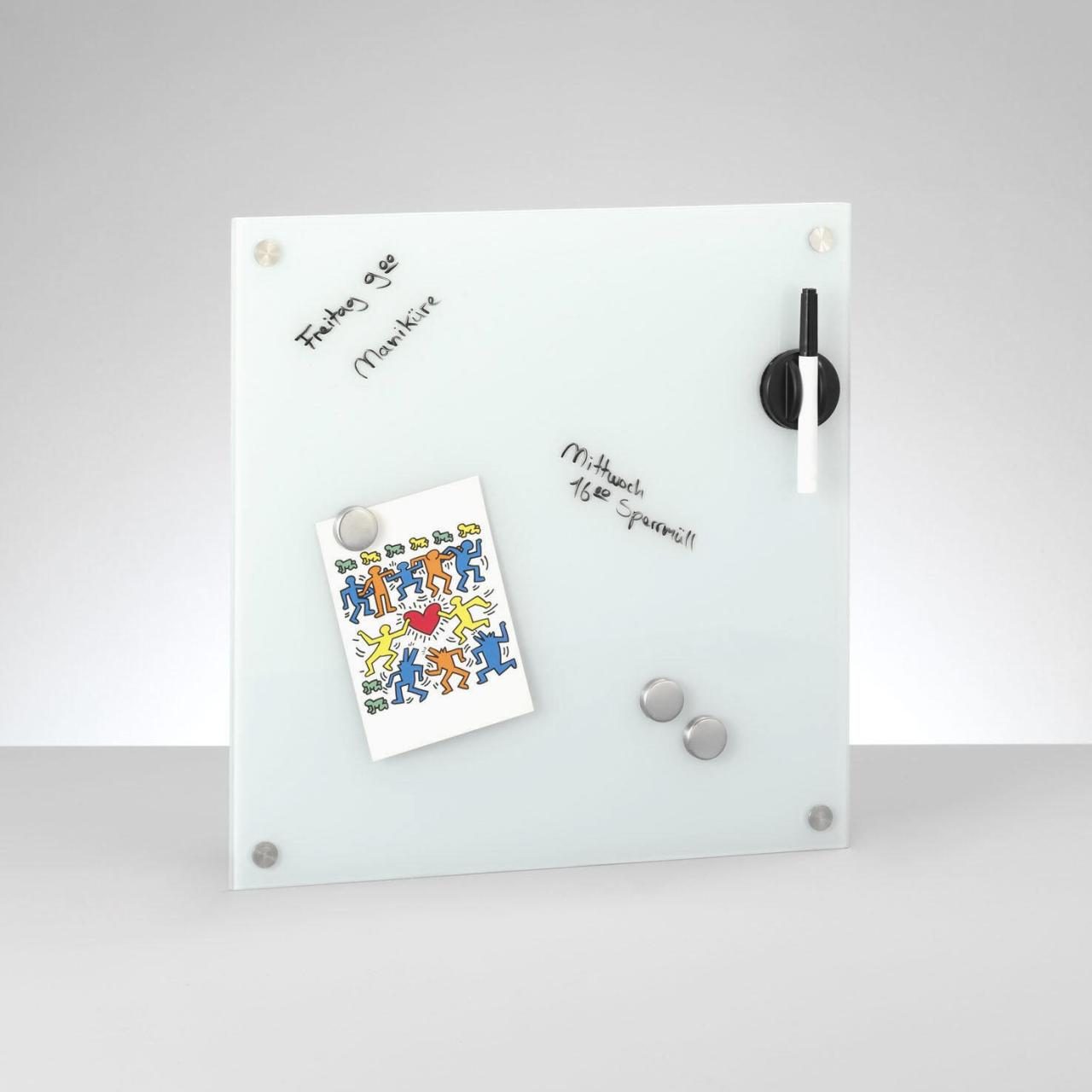 Zeller Glas-Magnettafel 40,0 x 40,0 cm weiß Zeller Glas-Magnettafel 40,0 x 40,0 cm weiß von Zeller