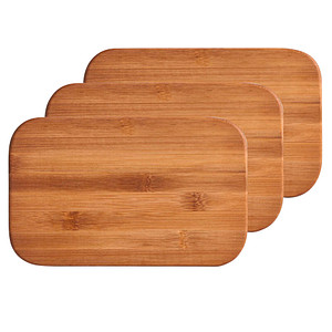 Zeller Schneidebretter-Set Bamboo Natur 22,0 x 14,0 cm 3-tlg. von Zeller