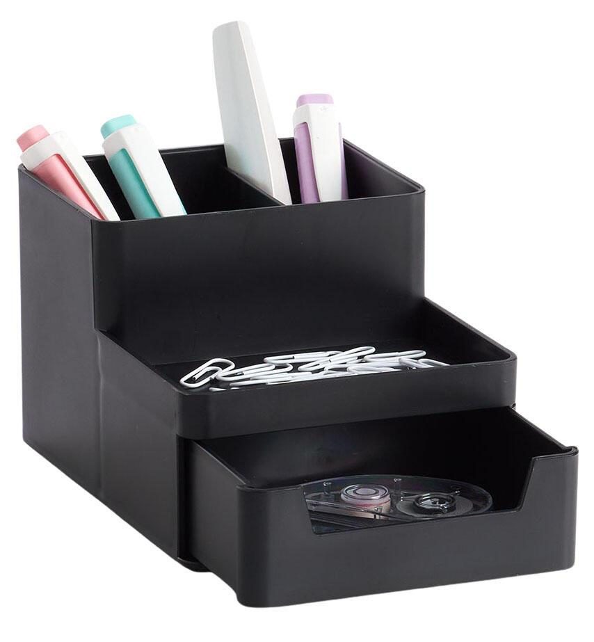 Zeller Schreibtisch-Organizer 15,3 x 11,2 x 9,3 cm schwarz Zeller Schreibtisch-Organizer 15,3 x 11,2 x 9,3 cm schwarz von Zeller